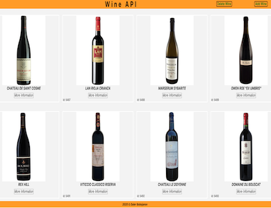 Wine API